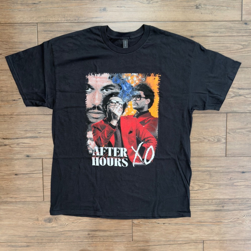 The Weeknd After Hours‎ Til Dawn Tour T Shirt Black XL